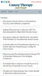 Mobile Screenshot of cancertherapyadvisor.com